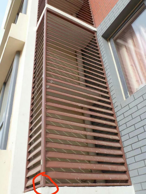 小區裝飾百葉窗